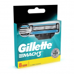 3 teraga raseerimiskassettide komplekt (8 tk), Mach3 k&auml;sitsi raseerimiseks m&otilde;eldud žiletiterad, 8 tk, Gillette