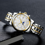 Uus TOP-br&auml;ndi luksuslik kastiga meestekell Fashion Meeste multifunktsionaalsed automaatsed mehaanilised k&auml;ekellad