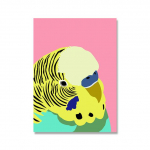 Naljakas maja V&auml;rviline tr&uuml;kis&otilde;na S&otilde;nad Seinakunst Tsitaat Plakat Perekond Retro merisiga Nostalgia L&otilde;uendimaal &Otilde;nnelik tuba Kodukaunistus Ilma raamita 21*30cm