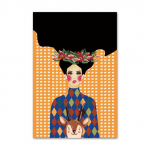 Ameerika stiilis tegelased Hotell Abstraktne &Otilde;limaal Tr&uuml;kkimine Esik Seinapilt R&otilde;ivapood Dekoratiivmaal L&otilde;uend Sein Kunst Ilma raamita 21*30cm