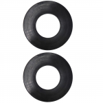 2 TK universaalne amortisaator kummist r&otilde;ngas puks vedrustuse &uuml;lemine torni puhver mootori kapoti tihend heli summuti hammaslatt 2pcs-bk