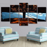 5 t&uuml;kki Seinakunst L&otilde;uend Maalimine Lennuki Sisustus Stsenaarium Plakat Kaasaegne elutuba Magamistuba Modulaarne Raamistiku Pildid 20X35 20X45 20X55cm