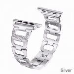 Luksuslik metallist teemantk&auml;ev&otilde;ru Apple Watchi rihmale 49 44 41 42 mm iwatchile 8 7 SE 6 5 4 3 38 45 40 mm roostevabast terasest rihmaga nutikella tarvikud 38mm or 40mm or 41mm