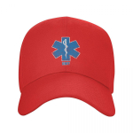 Punk Emt Star Of Life pesapallim&uuml;ts naistele Unisex hingav parameedik kiirabi isam&uuml;ts p&auml;ikesekaitse Adjustable Cap