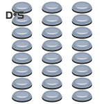 24 tk k&ouml;&ouml;giseadmete liugurid, isekleepuvad libisemisvastased, h&otilde;lpsasti liigutatavad liugurid enamiku lauapealsete kohvimasinate jaoks