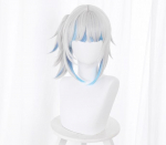 Anime 35cm Parukas Hololive Gawr Gura Cosplay Parukas Hololive Cosplay Gawr Gura Kasshai Parukas Hobusesaba S&uuml;nteetiline Juus Kuumuskindel 35cm