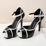 Naiste mood Peep Toe Platform Pumps Suvised Superk&otilde;rge kontsaga sandaalid Pulmapeo kingad 39