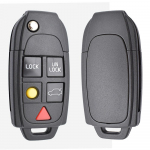 5 nupuga auto v&otilde;tmehoidja &uuml;mbrise asendusklapiga kokkupandav kaugjuhtimispuldi kate VOLVO S60 S80 V70 XC70 XC90 remondikomplekti t&uuml;hi v&otilde;tmeleht