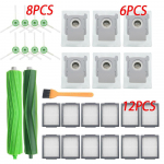 Hepa filtri tolmukoti harjarull iRobot Roomba i7 E5 E6 i3 seeria robottolmuimeja varuosade tarvikud