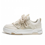 Platvormiga vulkaniseeritud jalan&otilde;ud meestele Uued vabaajajalatsid Meestele Mugavad sportlikud tossud Briti stiilis Hea kvaliteediga l&otilde;uendist tossud meestele 39 beež