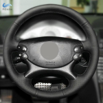 Punutud Rooliratas Mercedes Benz E G CLK CLS SL Klassi W211 C209 A209 C219 W463 R230 jaoks Auto Rooliratas Must Nahk gray