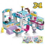 194 tk Enlightenment ehitusplokid 4801 T&uuml;drukute Kodu Magamistoa Kokkupanemine K&ouml;&ouml;k Elutuba Mudeli kokkupanek Nukumaja Kingitused