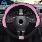 DERMAY 2018 uue auto rooli kate, pehme nahk, 7 v&auml;rvi Ford Bmw VW Passat POLO GOLF Kia Lada chevrolet must