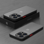 Akr&uuml;&uuml;list p&otilde;rutuskindel armor matt &uuml;mbris iPhone 15 14 13 12 11 Pro Max 13 Mini XR X XS 7 8 Plus silikoonist p&otilde;rkeraua l&auml;bipaistev k&otilde;va kate For iPhone 15 Pro roosa