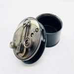 Sextant teaduslikud ja matemaatilised instrumendid nahast karbiga 7,62 cm