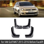 4 tk auto porilapid Volkswagen VW Golf 7 Mk7 2013~ porikaitse Pritsmekaitsed Poritiibad Auto Fit Before Facelift