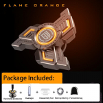 Typhoon Mini Fidget Spinnerid helendavad, vastupidavad suure kiirusega vaikse laagriga, s&otilde;rmek&auml;e vurr, leevendavad stressi &auml;revust, kingitused t&auml;iskasvanutele ja lastele 5x5x1.6cm