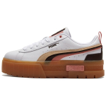 Puma Mayze Triplex - Valged Naiste Tennised &Scaron;okolaadipruunid 384871-01 36