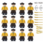 M8045 M1629 M1633 Vana keiserliku kaardiv&auml;e kaardiv&auml;e rohelise pataljoni s&otilde;dur ehitusklotsid nukum&auml;nguasi