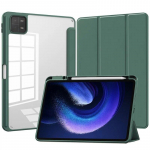 Flip nahk&uuml;mbris Xiaomi Redmi Pad SE 11-tollise 2023 10 6  2022 &uuml;mbrise magnetiga tahvelarvuti aluse kate Xiaomi Mi Pad 6/5 Pro 11  pliiatsihoidja &uuml;mbriste jaoks Mi Pad 5 tumeroheline v&auml;rv
