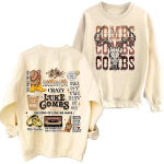 Western Luke Combs County Music dressipluus Harajuku &uuml;mara kaelusega pikkade varrukatega &uuml;lisuure kapuutsiga unisex S beige