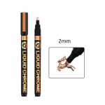 Galvaniseeritud peegli markerpliiats DIY peegeldavad v&auml;rvipliiatsid K&auml;sitsi parandatav kroomitud veekindel rehvi keraamiline parandusv&auml;rv 1mm/2mm/3mm 2.0mm