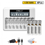 1,5 V AAA laetav liitium-ioonaku p&uuml;sipinge AAA 3A liitiumaku patareid taskulambi MP4 m&auml;nguauto kaugjuhtimispuldi jaoks