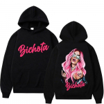 S&uuml;gis Talv Unisex Hupparid Laulja Karol G Graafilise Prindiga Pullover Huppari Naiste Dressipluus Unisex Streetwear Vabaaja y2k R&otilde;ivad 2XL