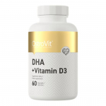 OstroVit DHA + D3-vitamiin, 60 kapslit