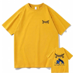 90ndate Mayhem Band Graafiline T-s&auml;rk Hip Hop Punk Cat Print T-s&auml;rk L&uuml;hikeste varrukatega Unisex Naistele Uudsus 100% puuvillased T-s&auml;rgid Meeste lahtised s&auml;rgid L