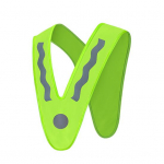 Lastele helkur V-kujuline kaitsevest, hea n&auml;htavusega hingav kulumiskindel Oxfordi riie, v&auml;ikelapsed, v&auml;lisspordid, jooksmine, jalgrattas&otilde;it