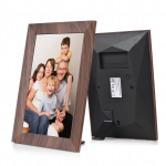 10,1-tolline WiFi digitaalne pildiraam IPS-ekraan puutetundlik juhtimine 16 GB salvestusruum Automaatne p&ouml;&ouml;ramine Jaga fotosid EU Plug pruun