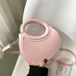 Ebaregulaarse disainiga v&auml;ike kott Naiste mood Crossbody kott Suvine v&auml;ike v&auml;rske &otilde;lakott k&auml;ekott one size roosa