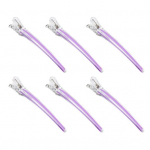 6 tk kujundavad juukseklambrid, mis ei j&auml;ta j&auml;lgi laia kasutusega alumiiniumist kommiosakesed &Uuml;ksikasjalikud eemaldatavad libisemiskindlad kevadjuuksuri v&auml;rvi krokodilli juukseklambrid helelilla v&auml;rv