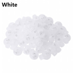 Komplekti l&auml;bipaistev &uuml;mmargune plastikust l&uuml;liti Vedruga stopperi n&ouml;&ouml;ri lukud otsa v&auml;rvilised reguleeritavad t&otilde;kked kollane