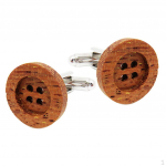 Vintage Wooden Cufflinks mens Shirt Business Wedding Party Festival Gift