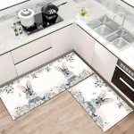 1tk Lihav&otilde;ttep&uuml;hade armas j&auml;neseprint Pehme k&ouml;&ouml;givaip V&auml;simusvastane K&ouml;&ouml;givaip Veekindel libisemisvastane Vaibakomplekt Jooksuvaiba Voodivaiba vaip k&ouml;&ouml;ki 40x60cm