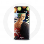 &Uuml;mbris Samsung Galaxy S10 Plus One Piece Merry Christmas Zoro Anime Manga jaoks