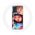 &Uuml;mbris Samsung Galaxy A32 5G Blackpink Jisoo Plakati Fanart jaoks