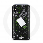 Iphone XS max &uuml;mbris muusika joonistusmotiiviga