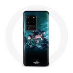 &Uuml;mbris Samsung Galaxy S20 Ultra Demon Slayer Manga Tanjiro ja Nezuko jaoks