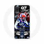 &Uuml;mbris Samsung Galaxy A02 vormel 1 Yuki Tsunoda Jaapani F1 v&otilde;idus&otilde;itja jaoks
