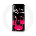 &Uuml;mbris Samsung Galaxy A70 Squid Game Masks Square kolmnurga ja ringiga