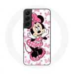 Coque pour Samsung Galaxy S21 FE Minnie Mouse Dessin anim&eacute; mignon rose