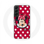 Coque pour Samsung Galaxy S22 Minnie Mouse Dessin anim&eacute; Rouge