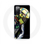 &Uuml;mbris Samsung Galaxy S20 FE Valentino Rossi number 46 mootorratta kiirusjuhi jaoks