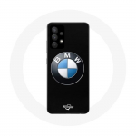 Coque pour Samsung Galaxy A13 4G / A13 4G Lite BMW Logo fond noir