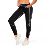 Naiste Saun Retuusid Dressip&uuml;ksid Kaalulangus Treening Retuusid Kujundusr&otilde;ivad Talje Treener Body Shaper Jooksuharjutus Salendavad Kompressioonp&uuml;ksid S must/sinine