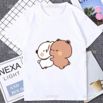 Kawaii Anime Bubu Dudu Prindiga Tr&uuml;kiga Mood Paaririided Vabaaja Hipster Unisex T-s&auml;rk Streetwear Harajuku Stiil Naiste T-s&auml;rk L