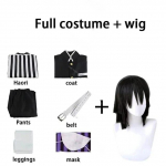 Anime Demon Slayer Kimetsu No Yaiba Iguro Obanai Haori Kimono Cosplay Kost&uuml;&uuml;m Parukas Valge Madu Rekvisiidid Halloweeni Kost&uuml;&uuml;m T&auml;iskasvanute Lastele L-(Costume+Wig)